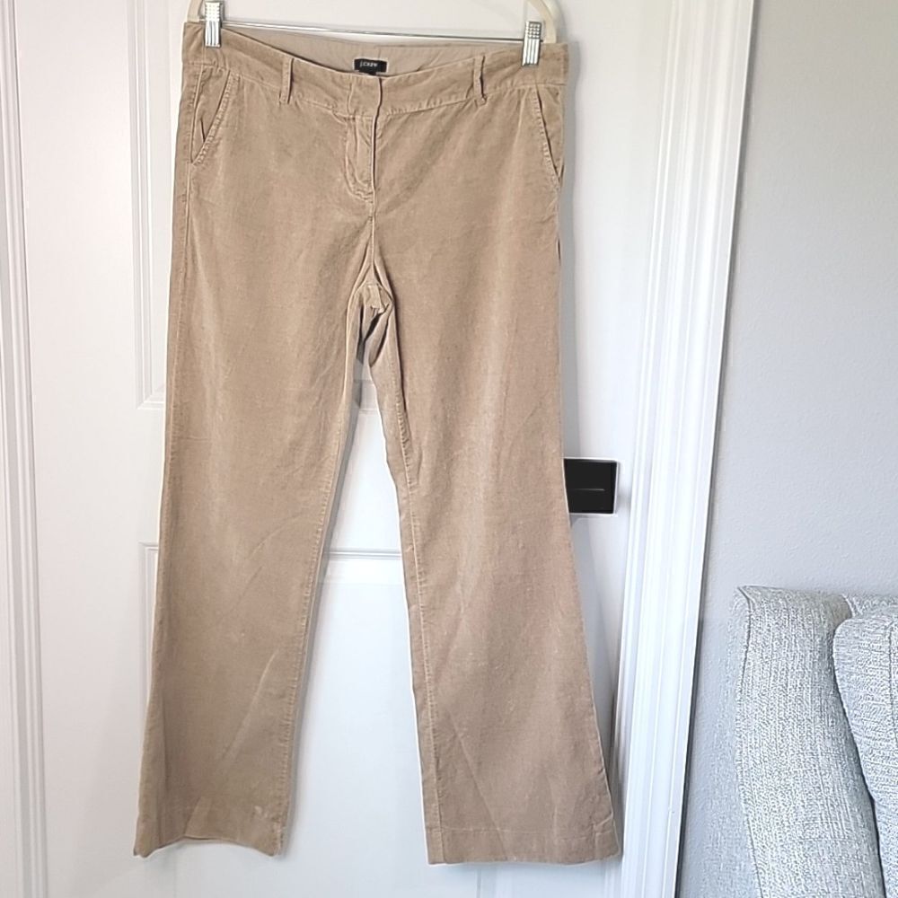 J Crew Tan Low Fit Velveteen Chino Pants - Size 10